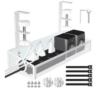 Osmond Wire Management & Cord Organizer, Under Desk Cable Management Tray Desk Cable Organizer