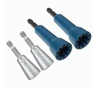Osmond Wire Twister Tool for Drill 4Pcs Drill Wire Twister Twist Wire Connector Nut Twister for Cable Quick Stripping