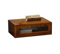 Osmond Wooden Drawer Storage Box for Computer Monitor& Dressing Table, Office Desktop Organizer, Increased Shelf Cabinet Single Drawer