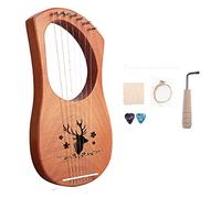 Osmond Wooden Strings for Harp A 7 Strings with Carry Bag Set of Extra Strings and Accessories Style A
