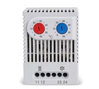 Osmond ZRO 011 Rail Mini Compact Bimetallic Thermostat - Mechanical Temperature Control Unit Normal Open/Closed