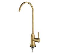 Osmoseanla 1/4" inless Steel Water Filter Faucet - Brushed Kitchen Tap Easy Inllat Modern Design for Home Drinking Water High-Quali Filtrat System