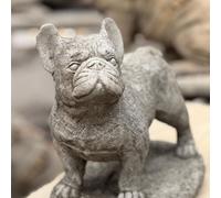 OSN Standing Frenchie Stone Statue Detailed Garden Ornament