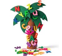 OSNIE - 34 Pieces Reading Tree and Letter Set, Coconut Tree Alphabet Game for More Interest Learning Skills Teaching Toys Gifts for Kids