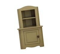 OSNIYAW 1/12 Scale Wooden Storage Cabinet Model Figurine Miniature Furniture for Doll House Scene Display and Kids RolePlay Game Collectible Display Shelf