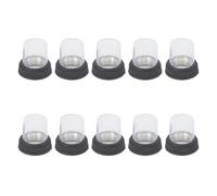 OSNIYAW 10pcs Circuit Breaker Waterproof Dust Cover with 12mm Base Diameter Silicone Flat Head Caps for KUOYUH 98 88 Series Easy Installation Circuit Breaker Caps