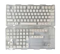 OSNIYAW 120Keys Keycaps XDA Sublimations Minimalist White Keycap for Mechanical Keyboards Russian Korean English Japanese English Japanese Russian Korean Keycaps