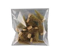 OSNIYAW 12pcs Artificial Miniature Christmas Tree Household Decorative Figurine Supplies for Wedding Birthday Holiday Blue