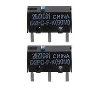 OSNIYAW 2 pieces / 10 pieces original mouse micro switch micro button point D2FC F K switch 50 million D2FC F 7N