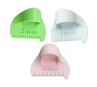 OSNIYAW 3 Pieces Sewing Templates Ruler Quilt Measuring Aids Finger Patchwork Sewing Aid for Sewing, Quilting, Fabric Crafting, Fabric Measuring Tool