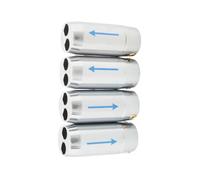 OSNIYAW 4 Pcs/Set Aluminium Trousers Boot Y Splitter Speaker Sound Cable Wire Trousers Sound Cable Adapter Sleeve Expansion Aluminium Splitter