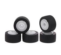 OSNIYAW 5-Piece Pulley Wheel Accessories, Print Cassette Tape Machine, 13 mm x 8 x 2, Rubber Pressure Roller, Cassette Deck Wheel