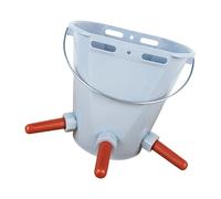 OSNIYAW 8L Large Capacity Cattle Feeding Bucket Heavy Type Cattle Milk Bucket for Easy Carrying and Cleaning Hanging Feeders Bottle
