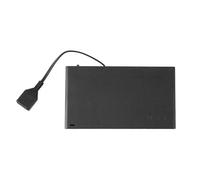 OSNIYAW AA Battery Box 2/3 / 4/6 / 8 Slot AA Battery Storage Case with Cover Switches and USB Female Slot Case Camping Supply