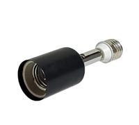 OSNIYAW Adjustable E27 Lamp Holder Extension, 150W Capacity, Temperature Resistant, Vertical Horizontal Compatibility, Vertical and Horizontal Bulb Extension