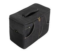 OSNIYAW Amplifier Storage Case Retro Styles Fabric Texture Internal Partition Outdoor Use Band Travel Essential