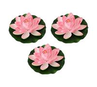 OSNIYAW Artificial Water Lilies in Multiple Color Indoors Outdoor Artificial Perfect for Pond Table Displays Faux