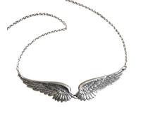 OSNIYAW Artistic Feathered Pendant Necklace Lightweight and Comfortable Clavicle Chain for Layering and Outfits Alloy Jewelry Necklace