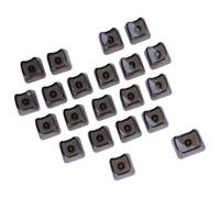 OSNIYAW Clear Color Heart Kitten Keycaps Customizable for Mechanical Keyboards Durability Smooth Typing Feel Keycaps Single for Mechanical Keyboard