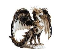 OSNIYAW Collectable Resin Dragon Statue - Modern Home Decoration Sculptures for Bedroom Bookshelf or Desk Ornaments Animal Figures Sculptures