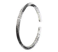 OSNIYAW Cuff Bangle Bracelets Twisted Runes Open Wristband Bracele Adjustable Jewelry Ornament for Women Men
