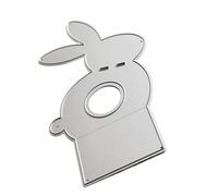 OSNIYAW Easter Bunny Cutting Dies Cutting Stencils Metal Cutting Dies Templates Shapes for Scrapbooking Album Card Making Decorations Easter Bunny Die Cut