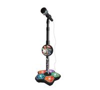 OSNIYAW Easy to Use Children's Microphone with Stand, Easy Button Control Singing, Music Learning and Creative Play, LED Microphone, Singing Party, Karaoke Machine, Lights Up