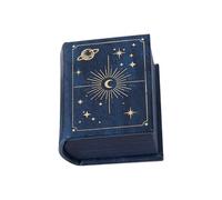 OSNIYAW Elegant Ring Box Vintage Book Style with Magnetic Clasp Stylish Container for Jewellery Storage and Gift Presentation Ring Holder Antique Style, one size, As described