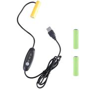 OSNIYAW Eliminate AA Batteries, USB 5V Power Supply Cable, Replace 1-3pcs 1.5V LR6 Batteries for Electric Toy Watch, LED Light, USB to Virtual Battery, Power Cord