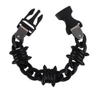 OSNIYAW Fashionable, lightweight acrylic bracelet with frosted texture and secure claw stud design for trendy accessory wear frosted bracelet, one size, As described