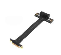 OSNIYAW Fast PCIE3.0 1x Extension Cable Full Bandwidth Data Transfer for Graphics Networks and Sound Cards Supports Cooling Cable
