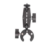 OSNIYAW Flexible Double Head Action Camera Holder for Bicycles Anti Vibrations Technology Quick Release and Wide Device Fit Camera Clamp