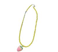 OSNIYAW Glass Bead Necklace, Fruit Inspired Jewellery, Stackable Design, Lightweight Gift Option, Colorful Stackable Glass Beads Necklace, Einheitsgröße, As described, As described