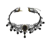 OSNIYAW Gothic Lace Necklace with Mysterious Charm that Enhances Dark Styles, Parties and Work. Versatile Jewellery
