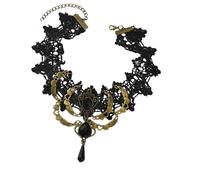 OSNIYAW Gothic Lace Necklace with Mysterious Charm that Enhances Dark Styles, Parties and Work. Versatile Jewellery