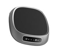 OSNIYAW Heated Plate with Intelligent Timer Electric Coffee Cup Warmer for Desk Use Temperature Control Beverage Heating Pad Desk Mug Heater