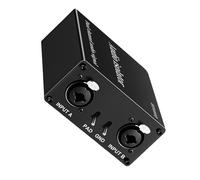 OSNIYAW High Quality Ground Loop Isolator for Music Eliminates Noise and Noise for Studio and Live Performances XLR / 6, 35mm Input Interfaces Live Sound Divider