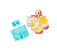 OSNIYAW Horse Shaped Silicone Molds Multipurpose Silicone Mold for Resin Casting Candle Soap Chocolate Candy Cake Baking Tool Release Elastomer Casting Tool