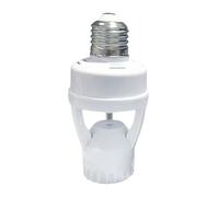 OSNIYAW Intelligent Lighting Solution, Motion Sensor, Lamp Base, E27 LED Lamp Base, Easy Installation for Various Interiors, Night Sensor Lamp Holder