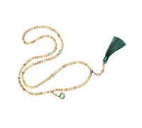 OSNIYAW Lightweight Wooden Beads Fringe Necklace, Pearl Bangle, Comfortable for Long Term Wear, Ideal for Travellers, Professionals, Stackable Bracelets