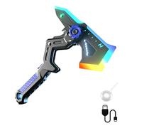 OSNIYAW Magical Light Up Battle Axes with Fog Mist Effect and Double Type Transformation Design for Kids Adventure Cool Glowing Axes with Sound Effect
