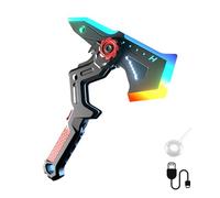 OSNIYAW Magical Light Up Battle Axes with Fog Mist Effect and Double Type Transformation Design for Kids Adventure Cool Glowing Axes with Sound Effect