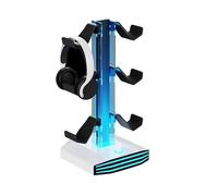 OSNIYAW Modern Stand with 2 USB Hubs for Controllers and Headsets, Safe Power Supply, Controllers and Headsets, Safe