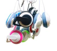 OSNIYAW Multi-coloured ear hook earphones with clear sound, comfortable fit for MP3 MP4 devices, 3.5 mm plug, clear sound quality, portable earphones hook design