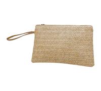 OSNIYAW Multifunctional Envelope Straw Purse Printed Design Lightweight for Women Lightweight Casual Purse Fashion Accessory Eve Woven Bag