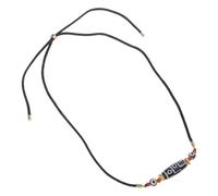 OSNIYAW Natural Agate Nine Eyes Dzi Necklace Symbolizing Ancient Cultural Craftsmanship Necklace for Daily Use Mystical Energy Jewellery, Einheitsgröße, As described, As described