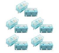 OSNIYAW Original Blue 8.0 Mouse Micro Switch, Micro Button, Gold Contactor, 90 Million Life, 3 Pin Point, Mouse Switch