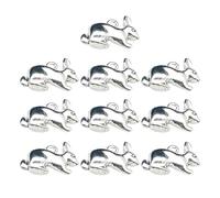 OSNIYAW Pack of 10 Elegant Rabbit Charm Necklaces Pendants, Handmade Rabbit Jewellery Pendants for Jewellery Making and Creative Crafts, Charm