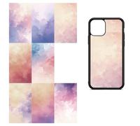 OSNIYAW Pack of 8 Easy to Apply PVC Phone Stickers, Waterproof Stickers, Declas Upgrades for Quick Removal and Frequent Style Changes
