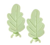 OSNIYAW Parrot Perches with Natural Texture, Set of 2 Resin Chew Stands, Trimming Beaks and Nails, Non-Slip Perch Stand for Parrots
